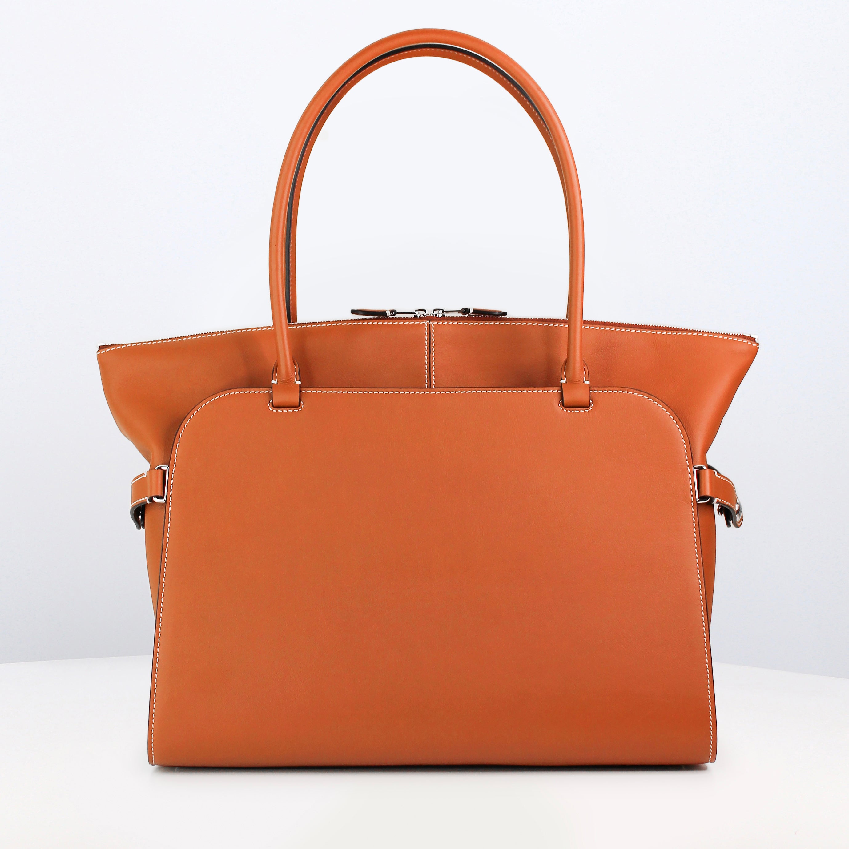 LEATHER HANDBAG SEPTIEME MM GOLD