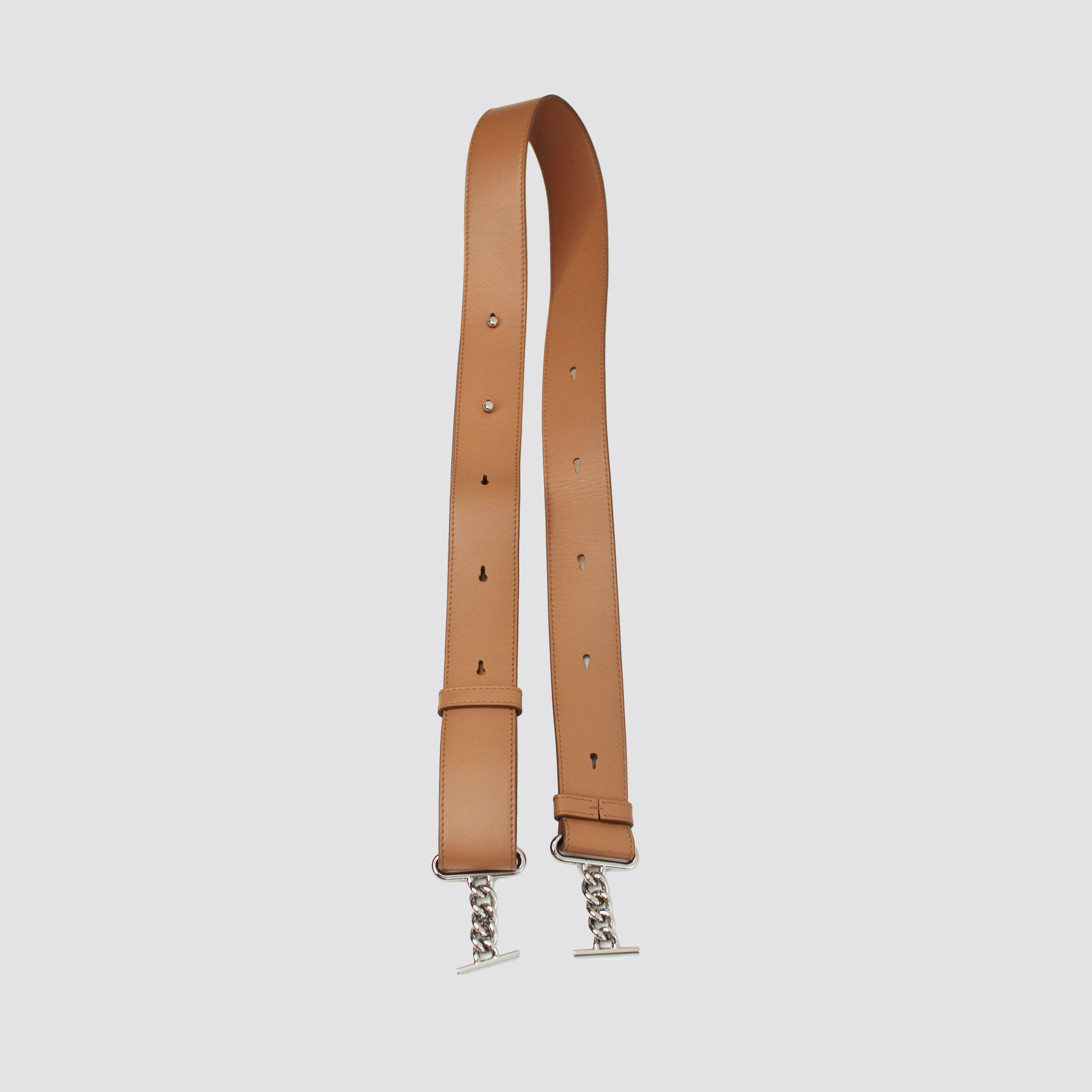 "Archive Event" SMOOTH LEATHER SHOULDER STRAP BROWN