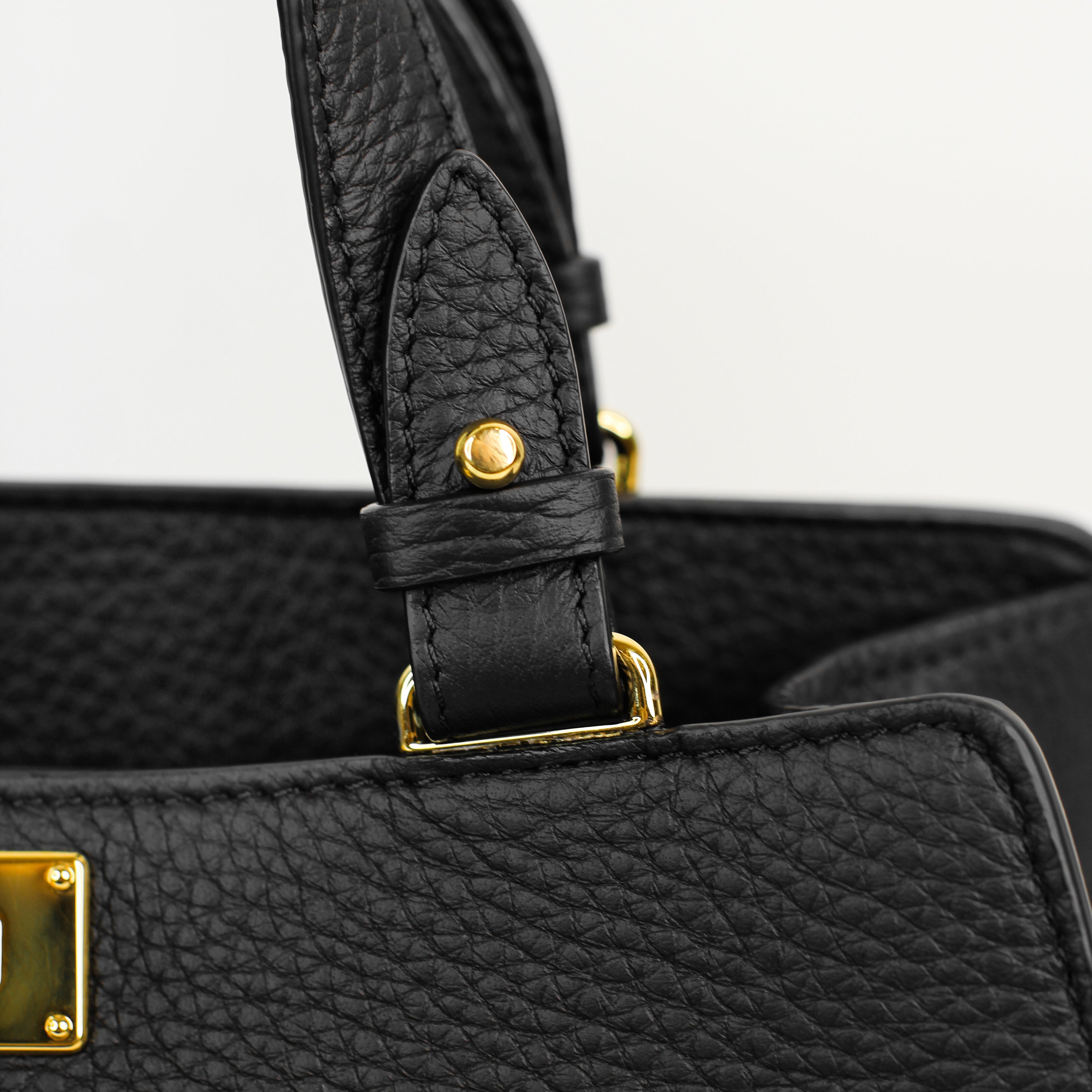 LEATHER HANDBAG TROCADERO MINI BLACK
