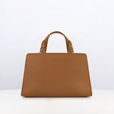 LEATHER HANDBAG TROCADERO CHESTNUT