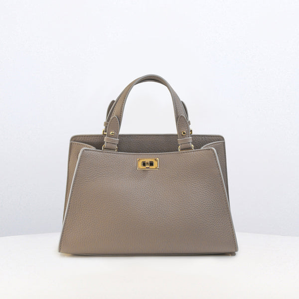 LEATHER HANDBAG TROCADERO ELEPHANT