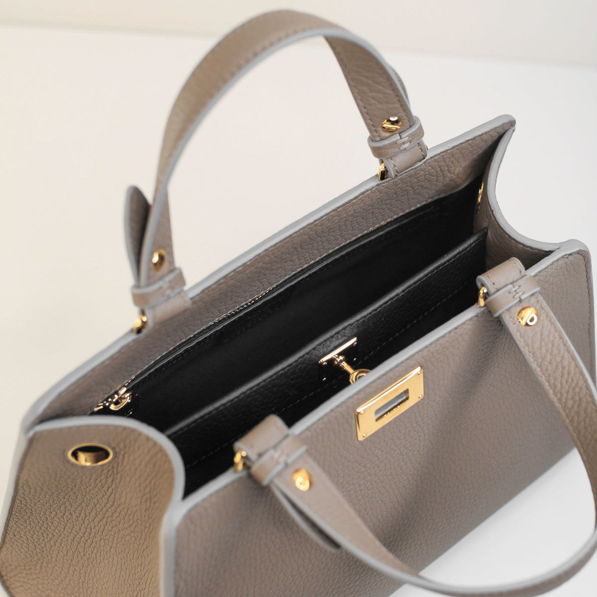 LEATHER HANDBAG TROCADERO ELEPHANT