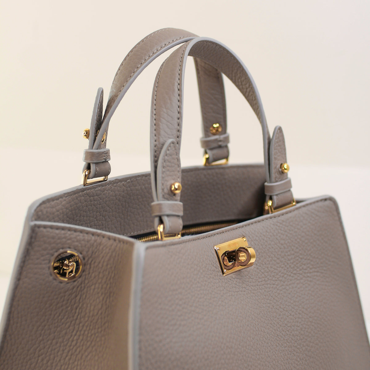 LEATHER HANDBAG TROCADERO ELEPHANT