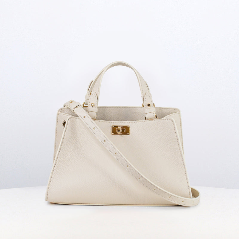 LEATHER HANDBAG TROCADERO FICELLE