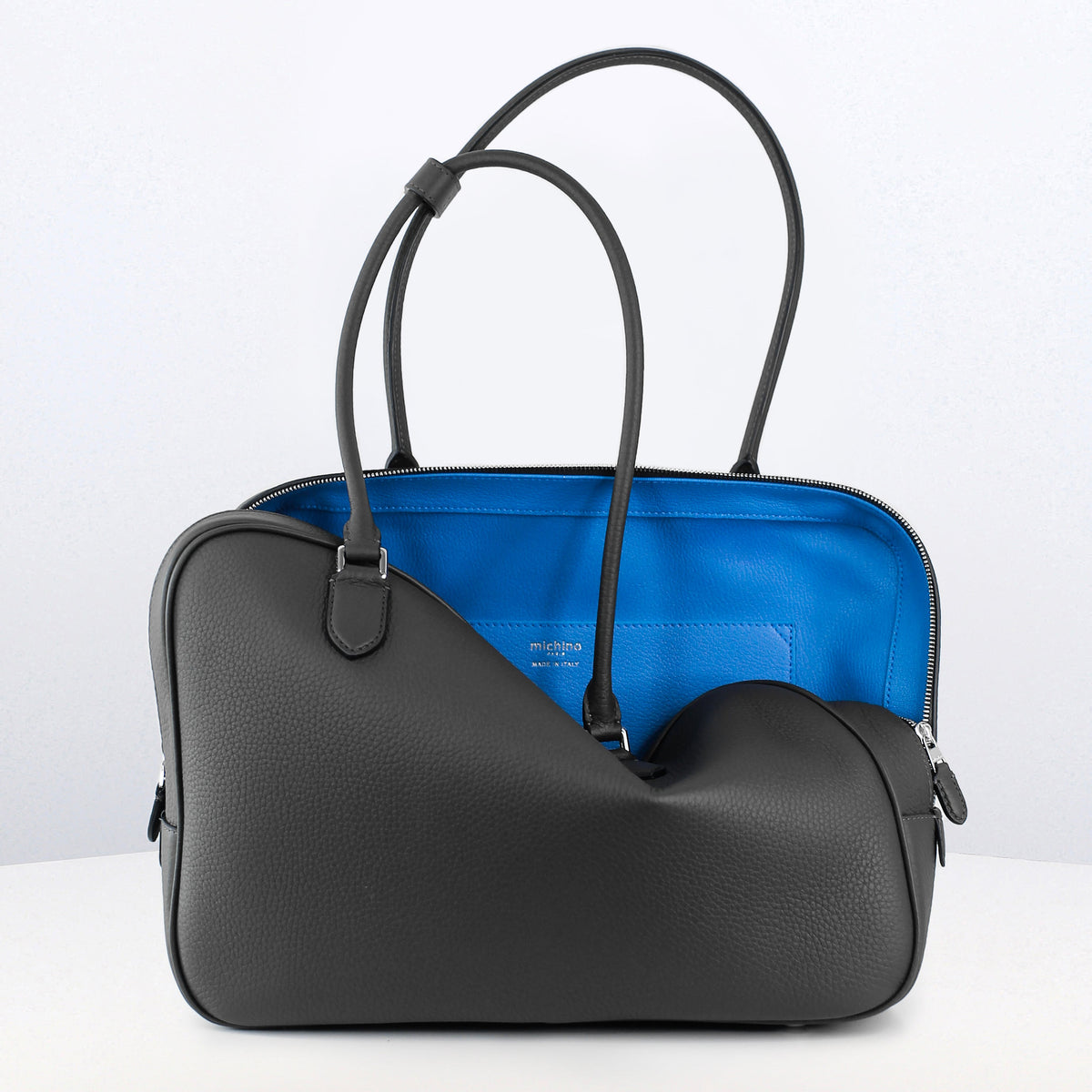 BOSTON BAG TUILERIES MM CHARCOAL GREY